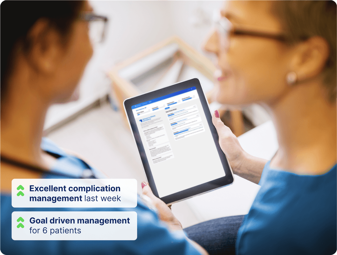 Clinician dashboard